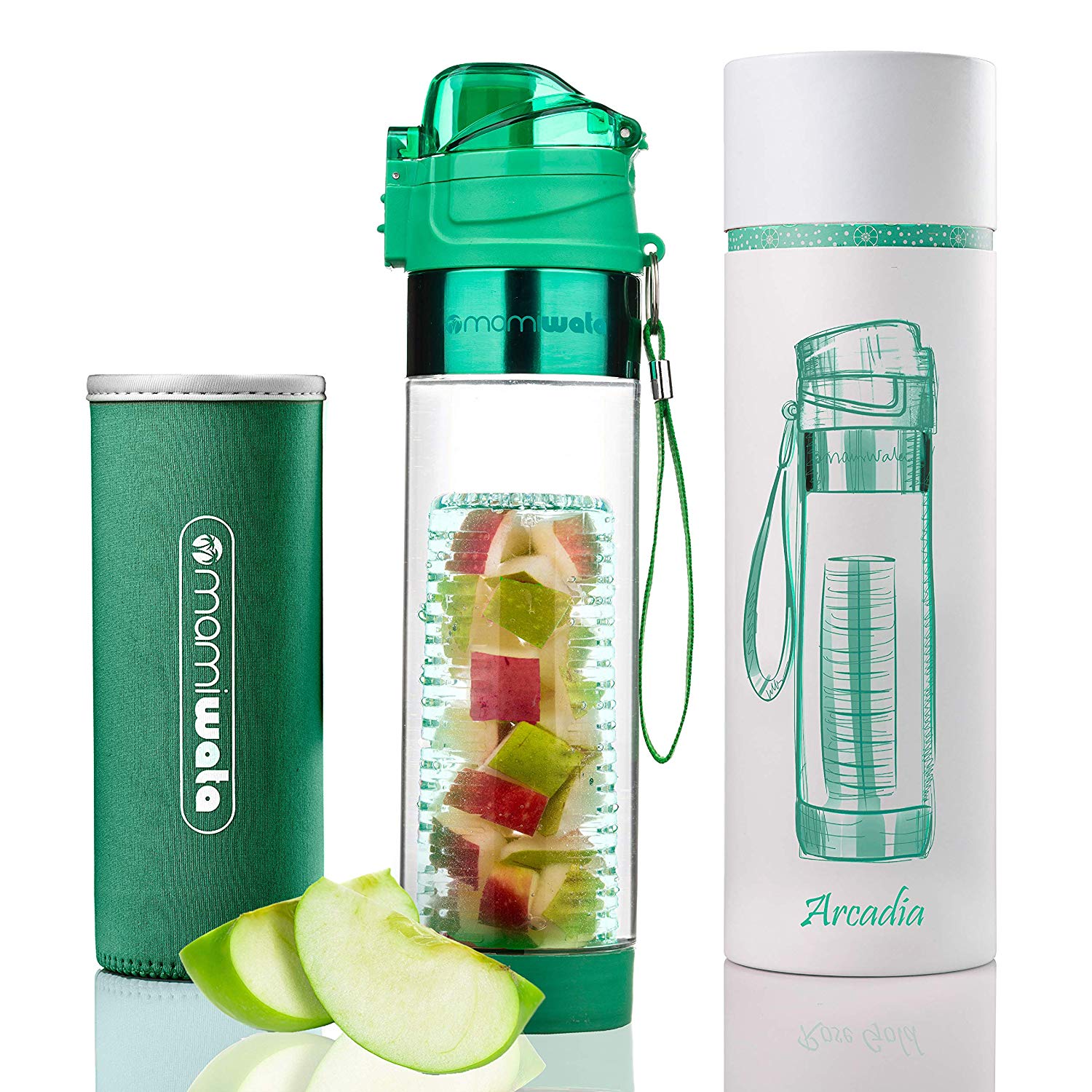 Бутылка для воды с инфузером. MAMI WATA Fruit Infuser